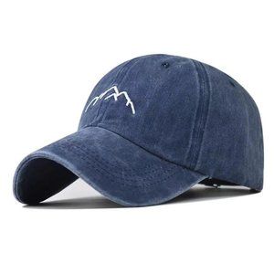 Blue Mountain Range Baseball‎ Cap Embroidered Cotton Adjustable Dad Hat, Rockys